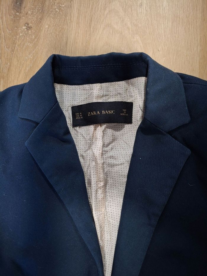 Veste Zahra cintrée bleu marine - photo numéro 2