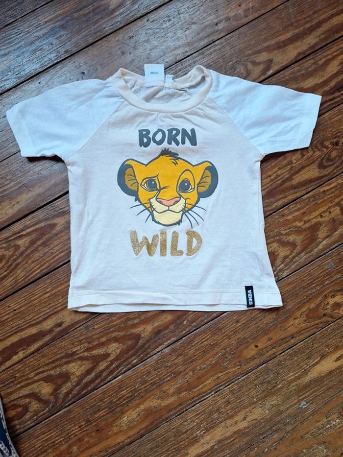 Tee shirt roi lion fille