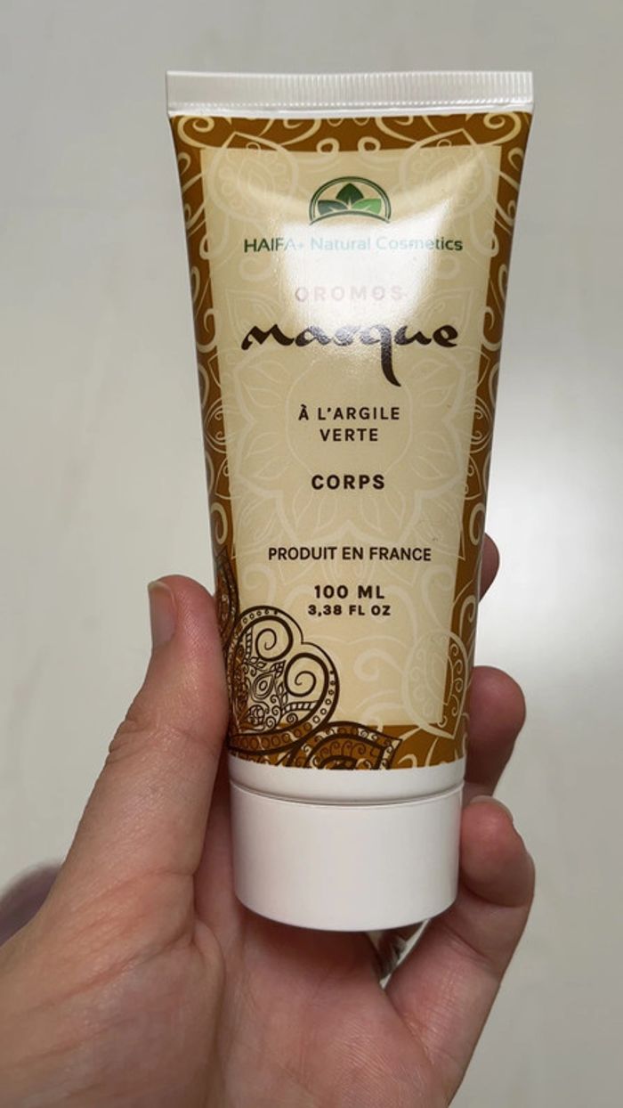 Oromos masque argile verte corps
