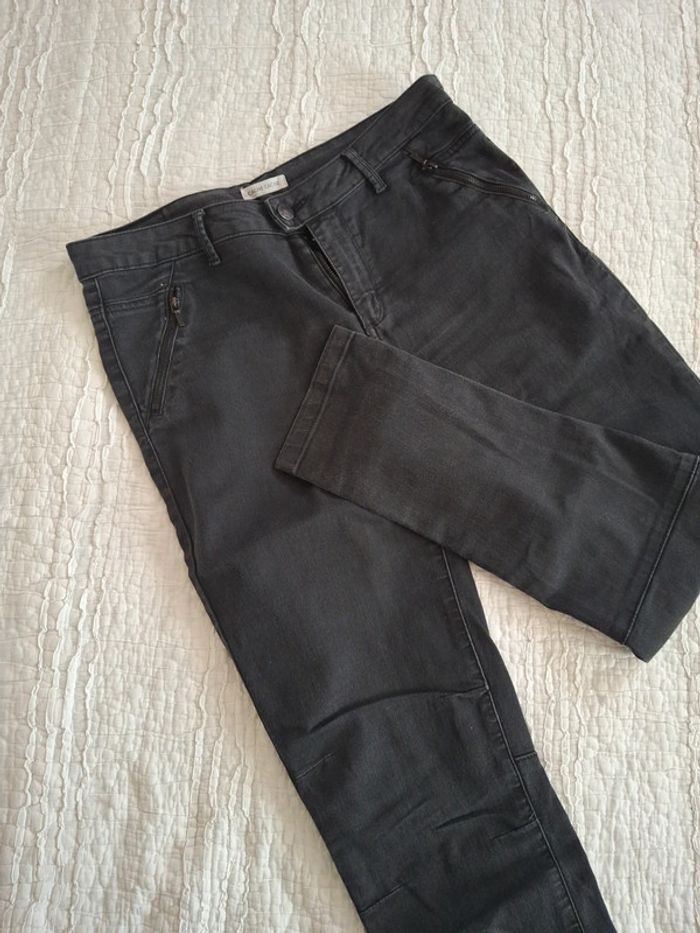 Jean cache cache gris foncé taille 42