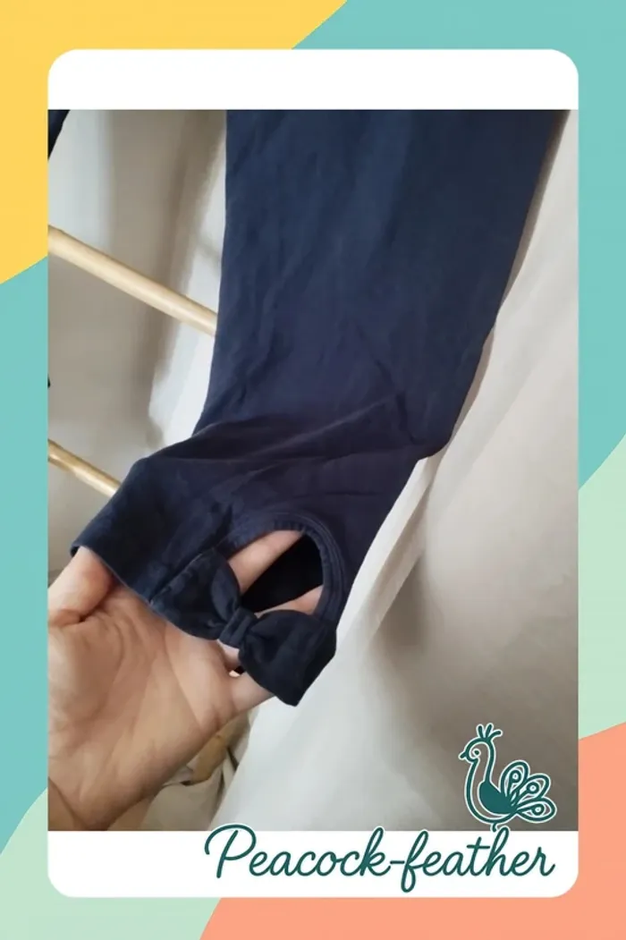 Legging 50/52 bleu marine - photo numéro 5