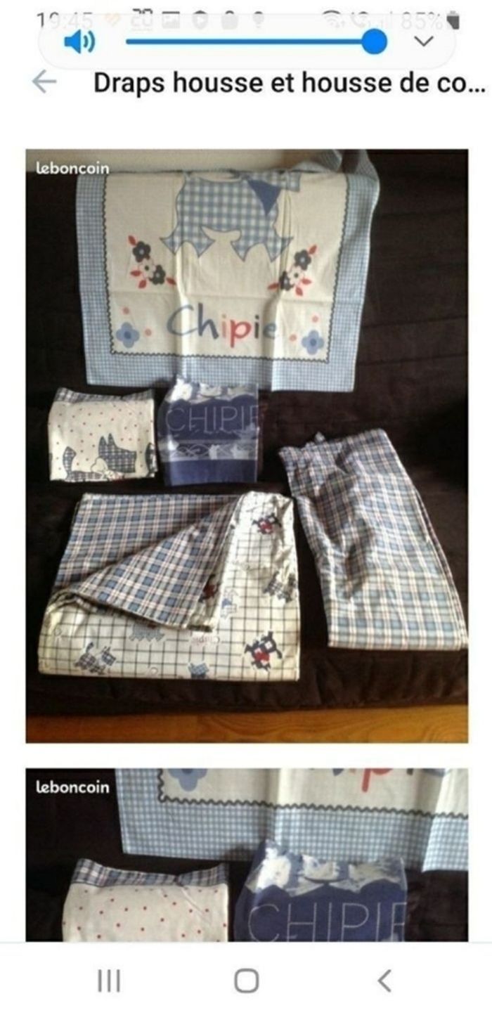 draps housse et couette et 3 taies d oreiller DERNIER PRIX - photo numéro 2