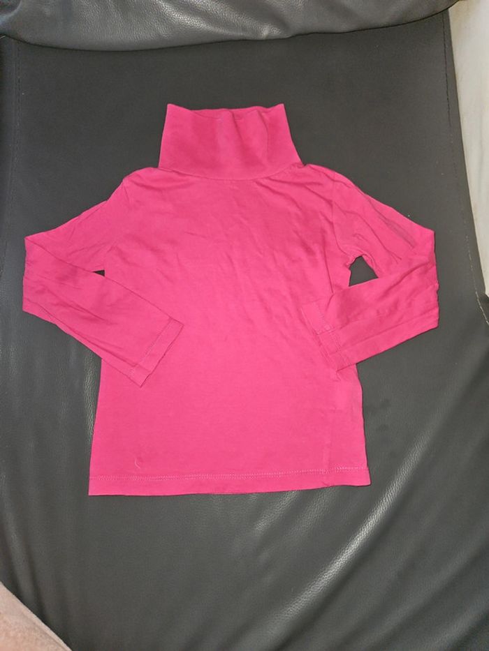 Pull col roulé fille 8 ans
