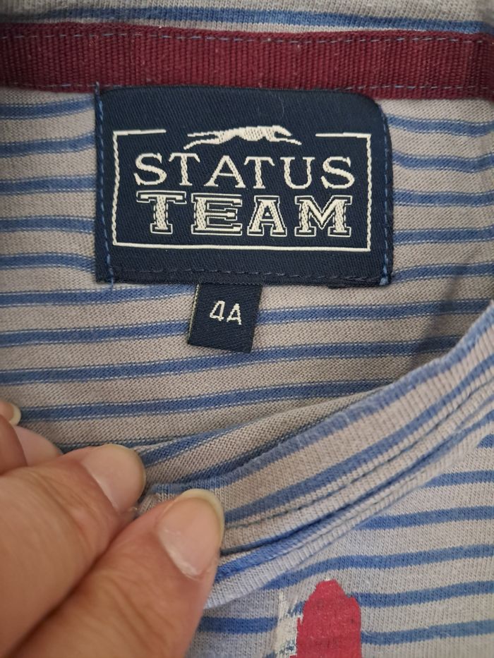 Tee-shirt enfant status team - photo numéro 3