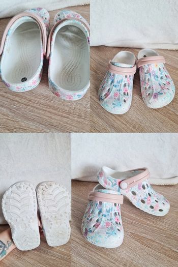 Crocs fleuries