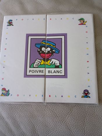 Correspondance papier lettre et enveloppes poivre blanc neuf