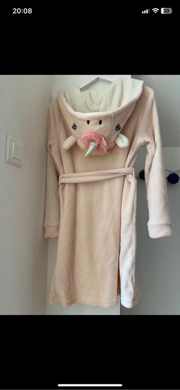 Peignoir enfant licorne