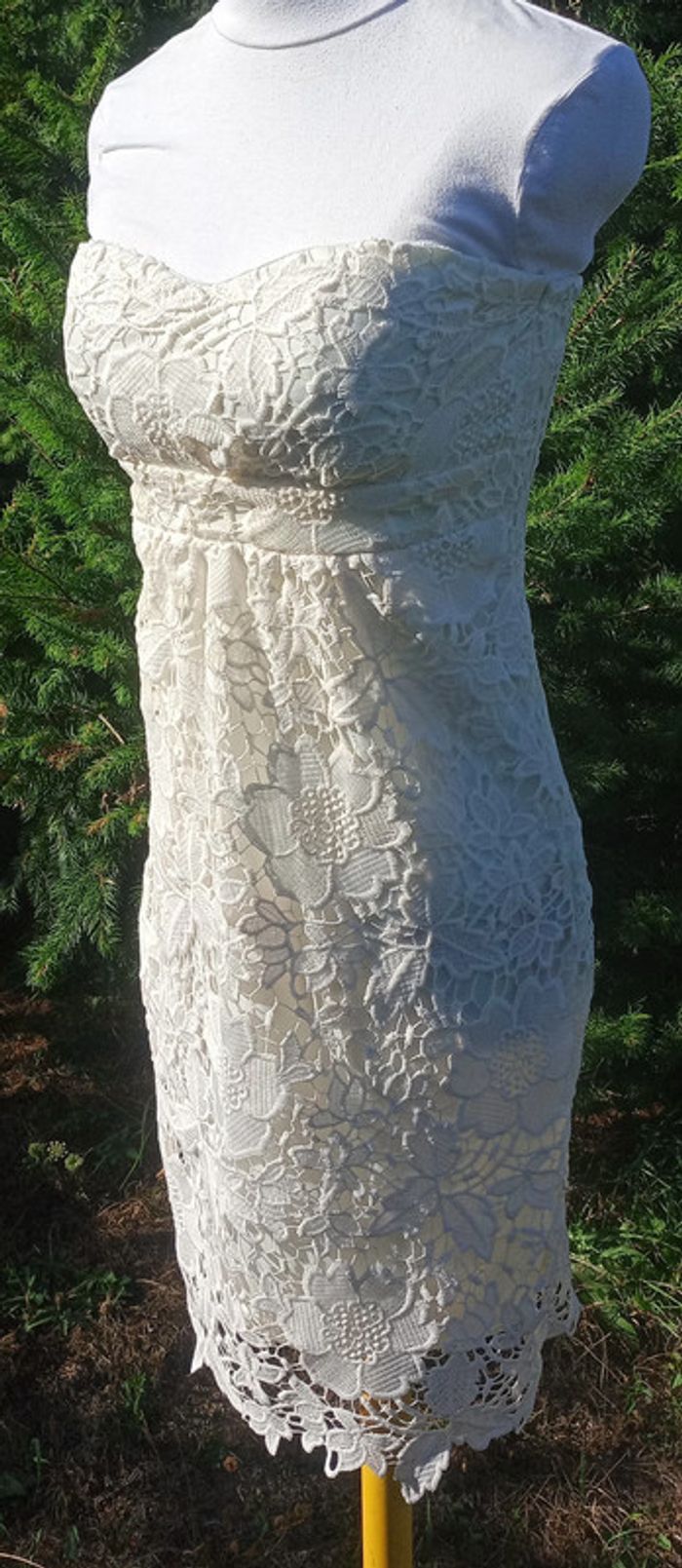 Robe de mariée ou témoin neuve, taille 36, - photo numéro 7