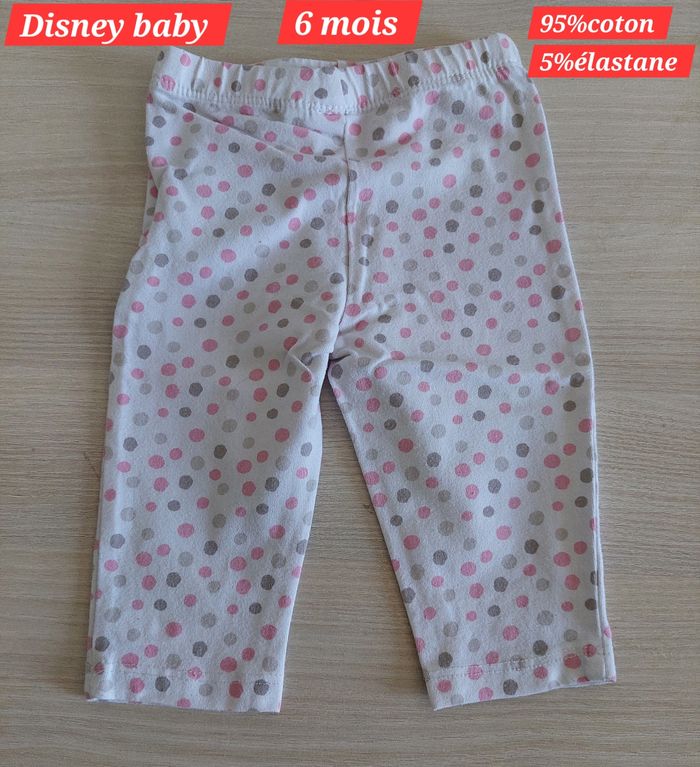 Lot de 5 leggins fille 6mois - photo numéro 2