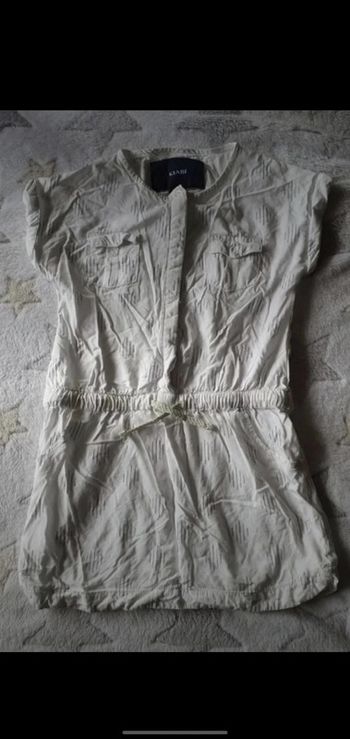 Robe tunique blanche Kiabi