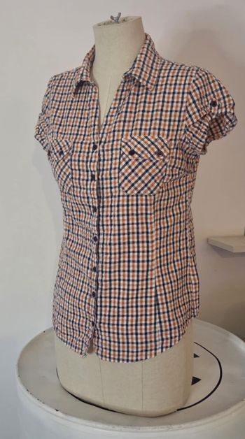 BEST MOUNTAIN – Chemise Femme Carreaux – Taille M – 100% Coton