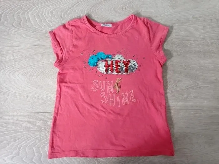 Tee shirt sequins orage Tape à l'oeil 5 ans - photo numéro 2