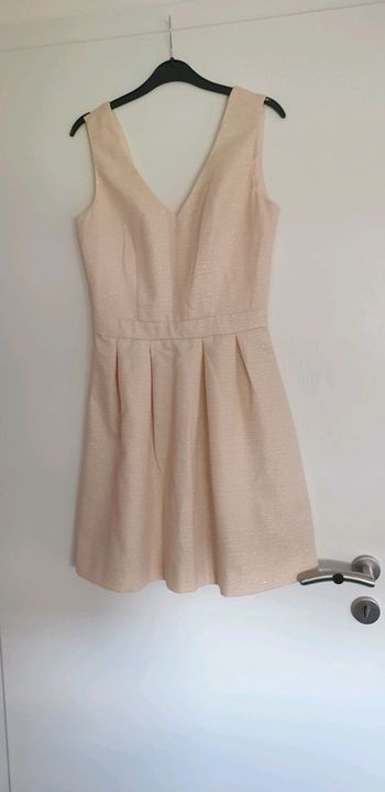 Robe habillé rose pale Camaïeu 36 portée une fois
