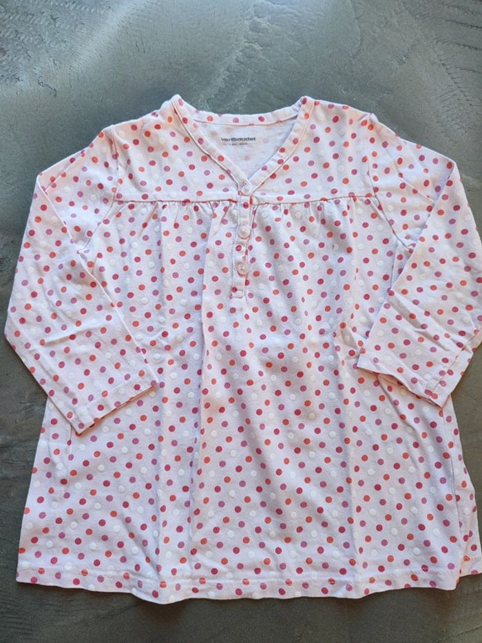 T-shirt manches longues 3 ans fille Vertbaudet
