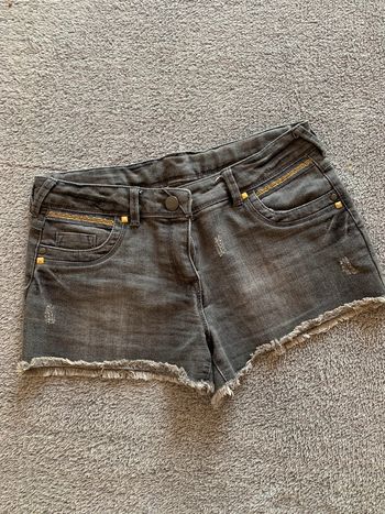 Short jean gris taille 12 ans / XXS