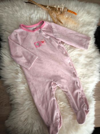 🩷 Pyjama 1 pièce en velours Vertbaudet 9 mois 🩷