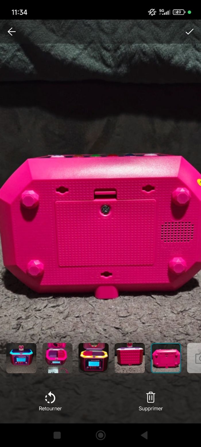 VTech - KidiSecrets, Ma Boîte à Bijoux Rose, Coffre-Fort - photo numéro 5