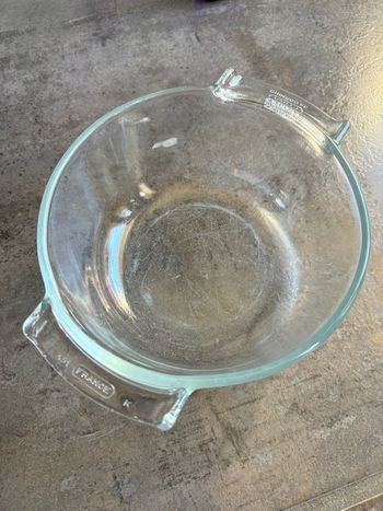 Petit bol en verre Pyrex