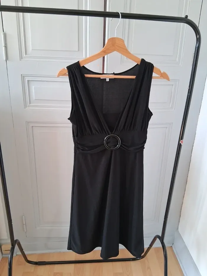 Robe noire vintage - Pom’paille - T1