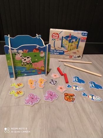 Jeu en bois de pêche à la ligne Play Tive Junior 2-5 ans