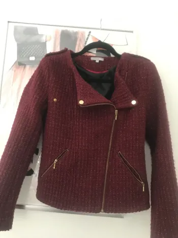 Blouson perfecto tweed Etam 36