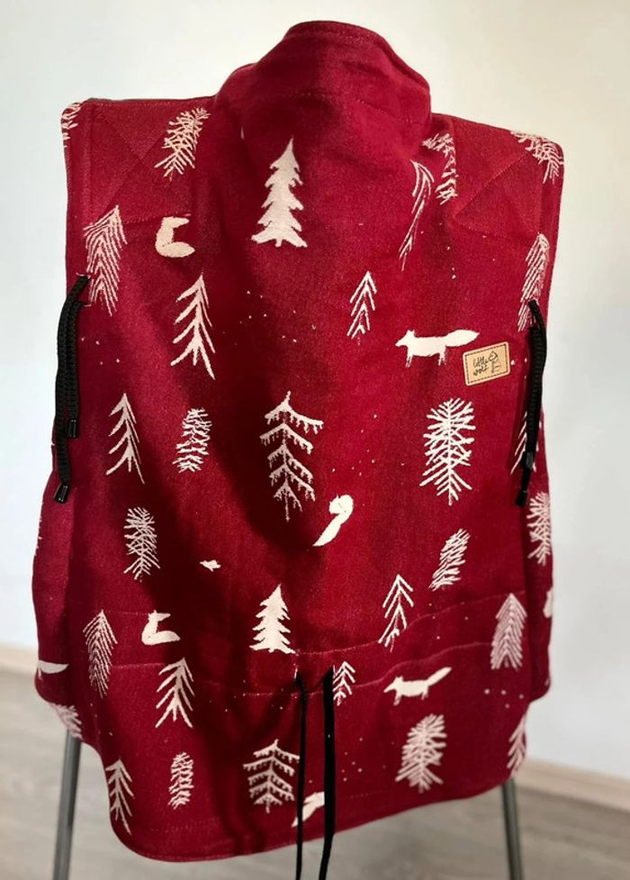 Portage Onbu Onbuhimo de couturière spécialisée Little Wolf taille grand toddler/preschool - photo numéro 8
