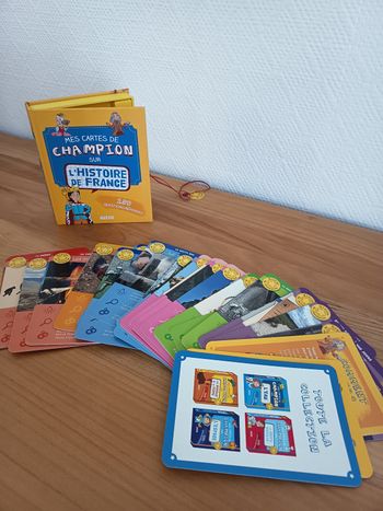 Mes cartes de champion sur l'histoire de France