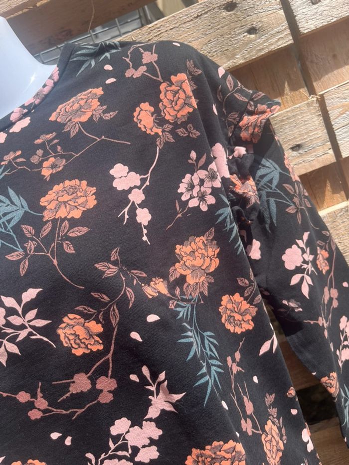 🌸 T-shirt Promod à motif floral - Taille S 🌸 - photo numéro 3