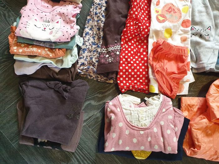 Lot de 23 vêtements été fille 9 mois - photo numéro 6