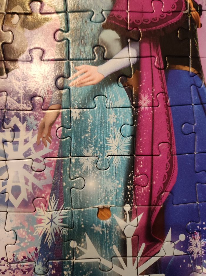 Lot 2 puzzles 100 pièces reines des neiges - photo numéro 7