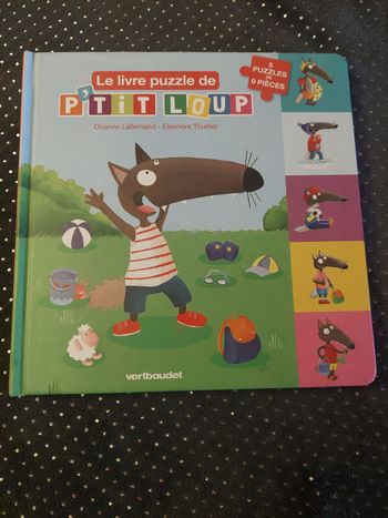 Livre puzzle de petit loup