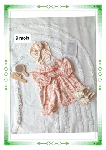 Robe bébé fille 9 mois