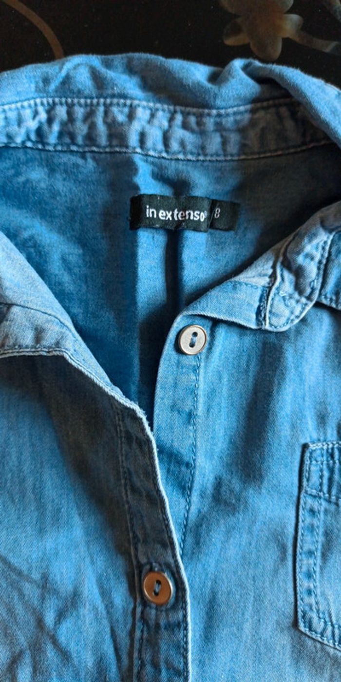 Chemise en jeans fille - photo numéro 3