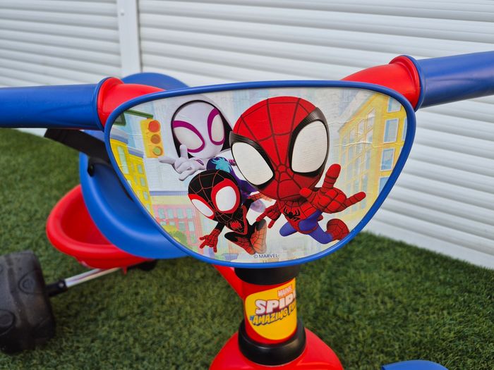 Tricycle vélo bébé enfant évolutif be fun spidey spiderman smoby - photo numéro 2