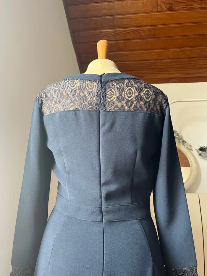 Robe chic bleue et dentelle La P’tite Étoile - taille 1 - photo numéro 7
