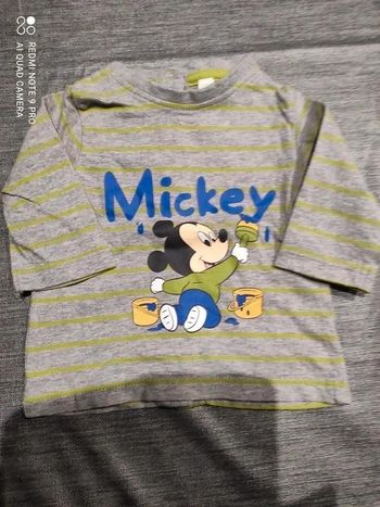 Tee shirt Mickey 1 mois