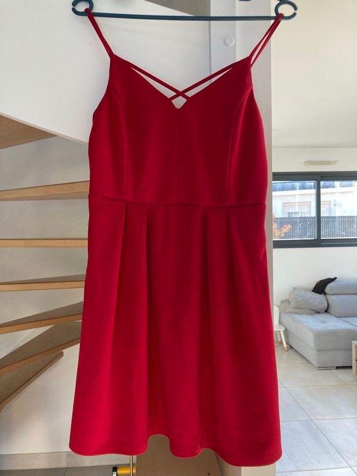 Robe courte rouge Cache-Cache T.40 - photo numéro 3