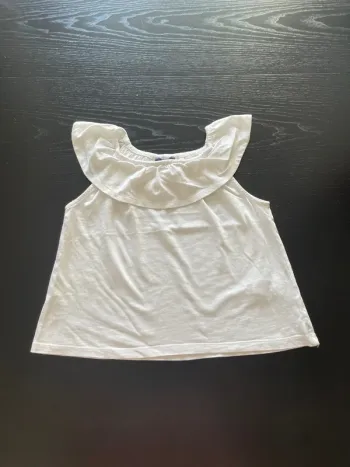 Débardeur blanc Okaïdi taille 5 ans