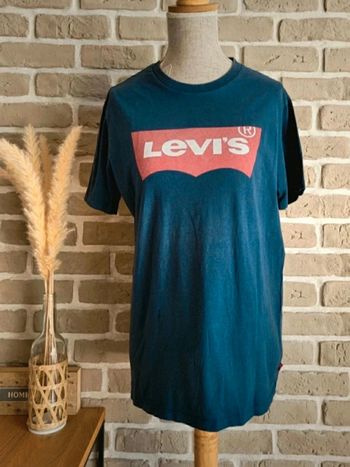 T-shirt Levi's bleu marine logo rouge