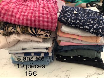 Lot vêtements fille été 8 ans