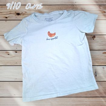 🥐T-shirt “Bon appétit” – Primark – 9/10 ans 🥐