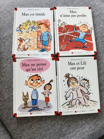 Lot de 4 livres Max et Lili