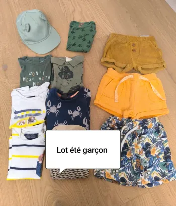 Lot été garçon 68 cm
