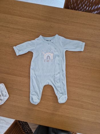 Lot pyjama velour 1 mois
