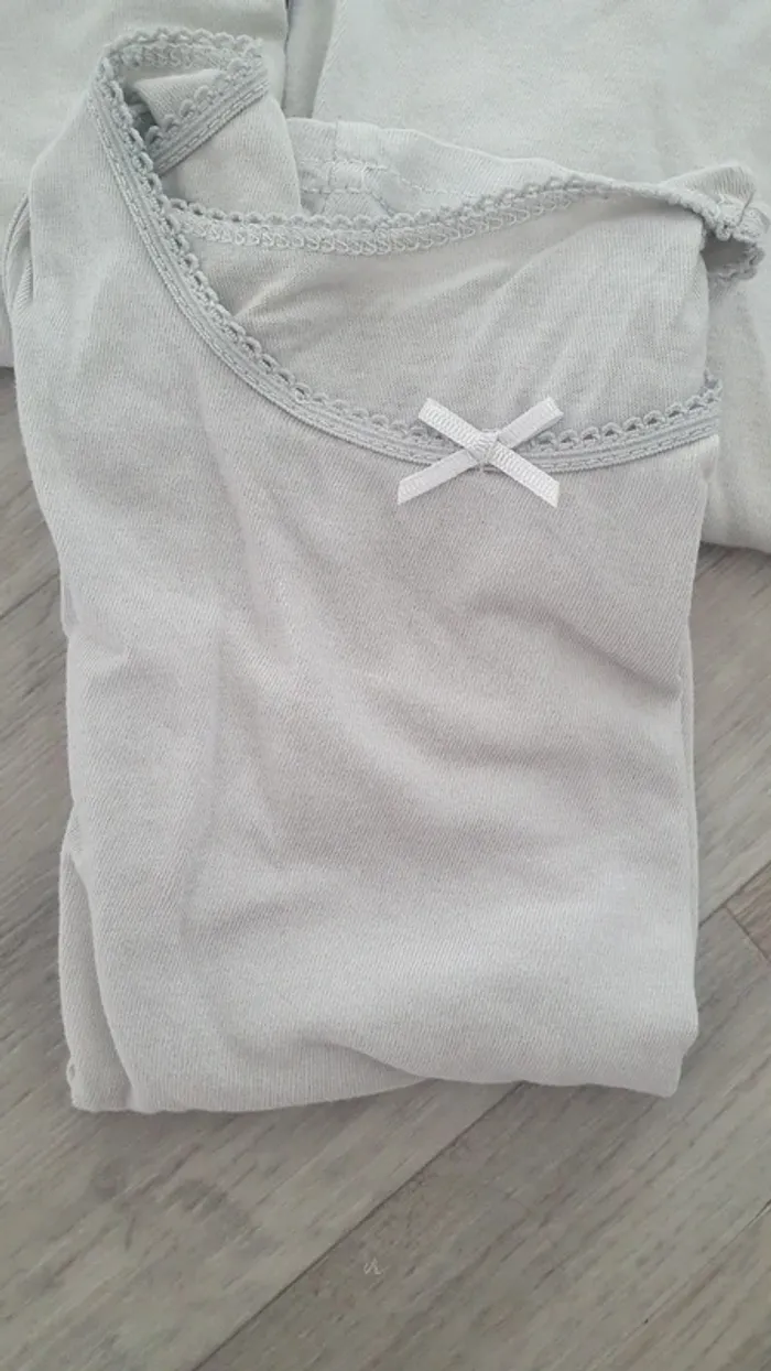 Lot de 3 maillots de corps blanc kiabi 4 ans - photo numéro 4
