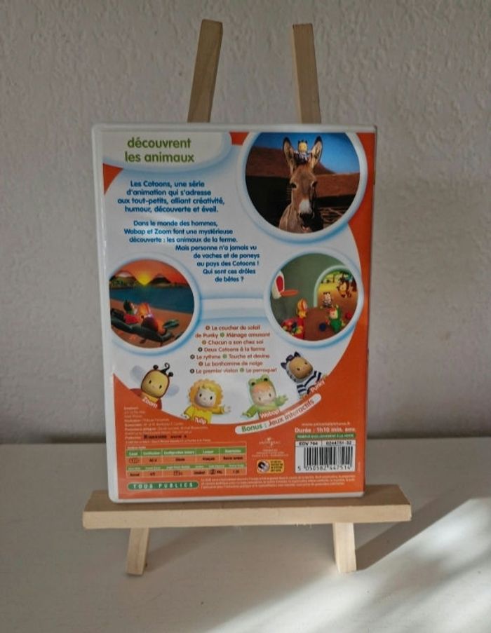 🎬 DVD Les Cotoons découvrent les animaux 🎬 - photo numéro 2