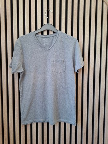 Tee dhirt gris Celio Coton supima T M