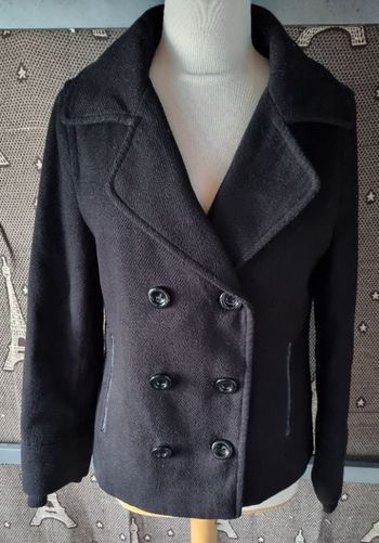 Caban noir taille S