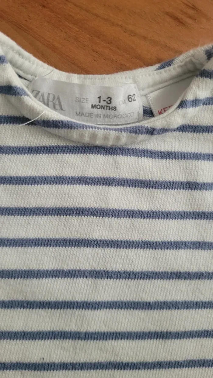 Ensemble garçon Zara 1-3 mois - photo numéro 5