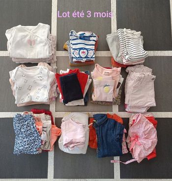 Lot été fille 3 mois 
